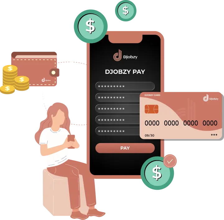 Djobzy Pay and Wallet platform for instant payments and secure digital transactions